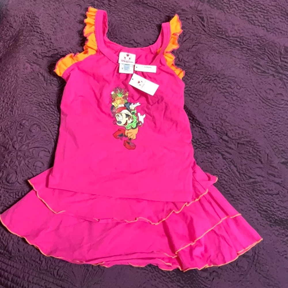 Disney Minnie skort and top